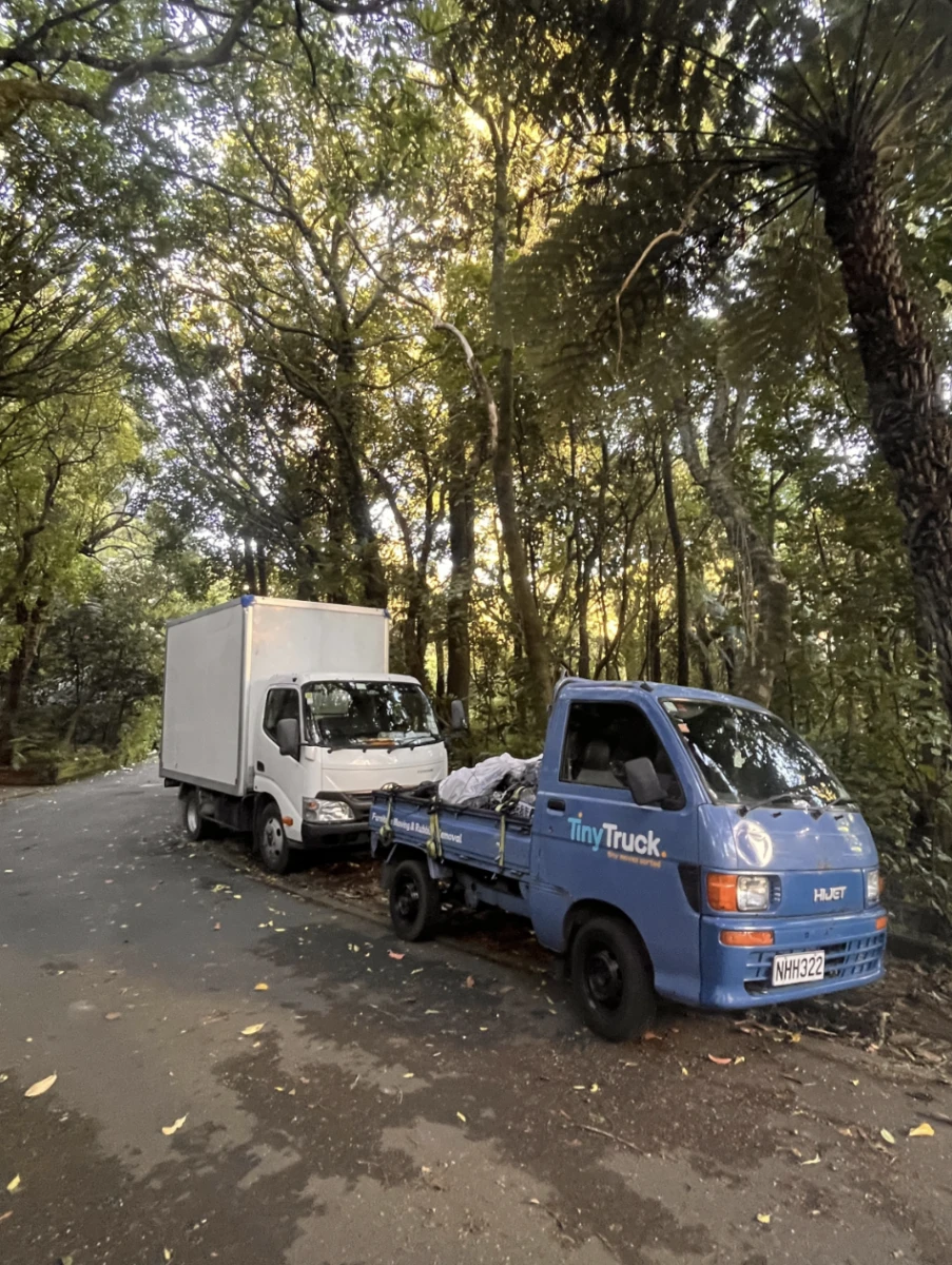 Previous Tiny Truck job 25, the new truck